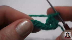 КАК СВЯЗАТЬ ПРОСТОЙ ЛИСТИК КРЮЧКОМ