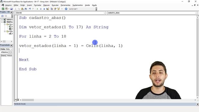 Tornando TUDO mais FÁCIL Trabalhando com Matriz no VBA смотреть онлайн