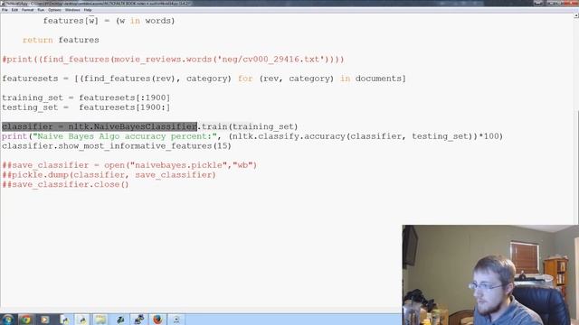 Save Classifier with Pickle - Natural Language Processing With Python and NLTK p.14 смотреть онлайн