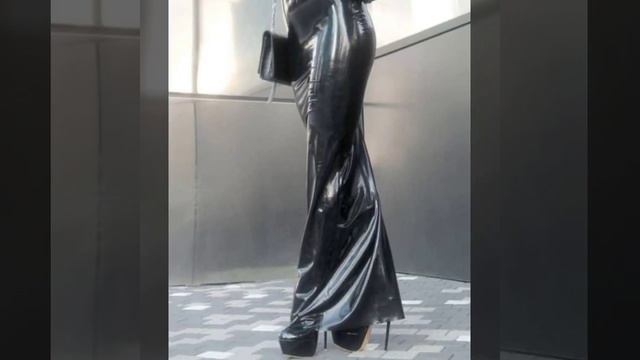Stylish and trendy women latex long skirts patterns смотреть онлайн