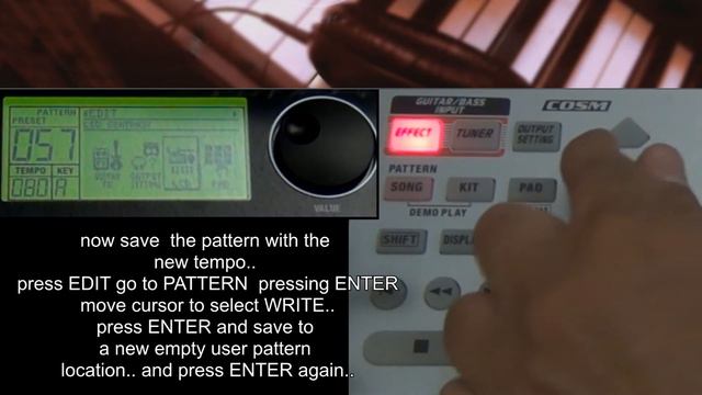 how to change tempo on Boss DR-880 Drum Machine смотреть онлайн