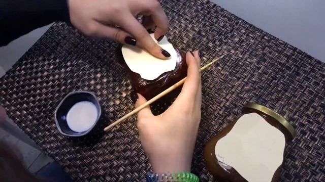 Декупаж стеклянных банок. Куськина Мастерская смотреть онлайн