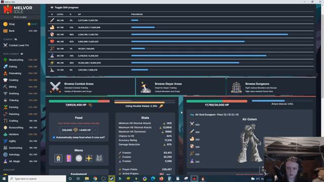 Melvor Idle Adventure Mode #12 Dreaded God Dungeon's Once more. смотреть онлайн