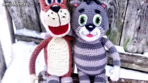 Амигуруми: схема Пёс Шарик. Игрушки вязаные крючком - Free crochet patterns.