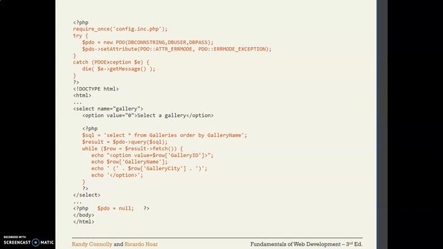 Chapter 14 - Databases + Web - Part 4 смотреть онлайн