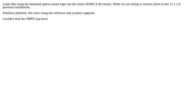 DevOps & SysAdmins: What's the clean way to rollback a hung OBIEE 11.1.1.7 installation смотреть онлайн