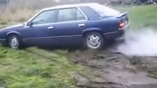 Palenie gumy Renault 25 Zimna YouTube смотреть онлайн