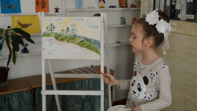 Стихотворение М. Орловой. Я рисую село. Читает Мозуляка Екатерина смотреть онлайн