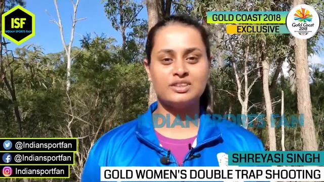 CWG 2018- Shreyasi Singh wins a gold in the women's double trap shooting смотреть онлайн