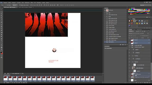 Como usar PSD de template no Photoshop смотреть онлайн