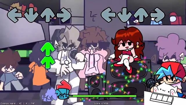 Friday Night Funkin' | Bongo Cat plays VS JamJar Mod Hard Mode! смотреть онлайн