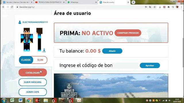 ¡Como poner skin a mi personaje de minecraft PC! смотреть онлайн