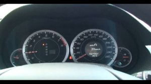 Хонда Аккорд 8 CU2 2.4 Автомат Звук выхлопа / Разгон до сотни 0-100 км/ч