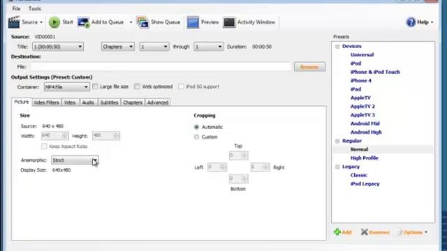 Using Handbrake to Convert AVI to MP4 смотреть онлайн