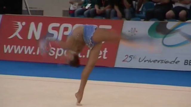 Universiade Belgrade 2009 Rhythmic Gymnastics Finals KANAEVA Evgeniya RUS Ball смотреть онлайн