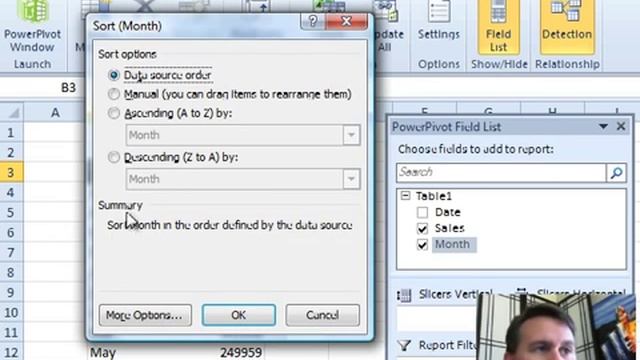 Excel - Pivot Table Data Crunching 10 - PowerPivot Sort - Episode 1211.310 смотреть онлайн