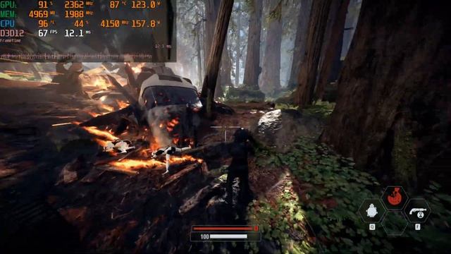 Asus ROG Strix G15 Advantage Star Wars Battlefront II 1440p Low-Ultra смотреть онлайн