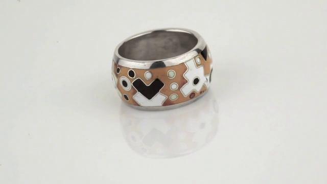 Namfleg. Кольцо с эмалью. смотреть онлайн