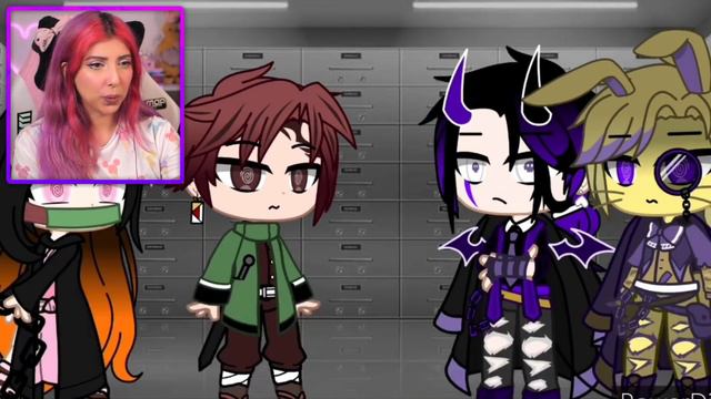 Demon Slayer Meets The Afton Family (Gacha Club Mini Movie) смотреть онлайн