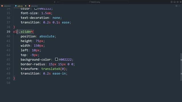Curved Navigation Menu Indicator using Html And CSS | Navbar with Curve Outside Effects смотреть онлайн