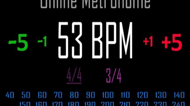 Metronomo Online - Online Metronome - 53 BPM 3/4 смотреть онлайн