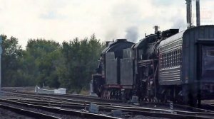 Steam Locomotives Паровозы Эр797-41 и Л-2057 16.08.14