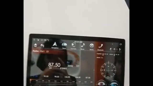 Best Car Launcher PX6 Android 9 0 4G Ram 32G 64G Rom 12 8 Inch Rotation Screen Car Multimedia N смотреть онлайн