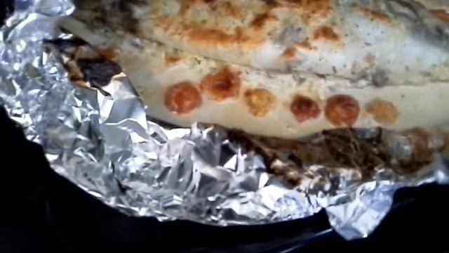 Горбуша запеченная в фольге и грибной суп. смотреть онлайн