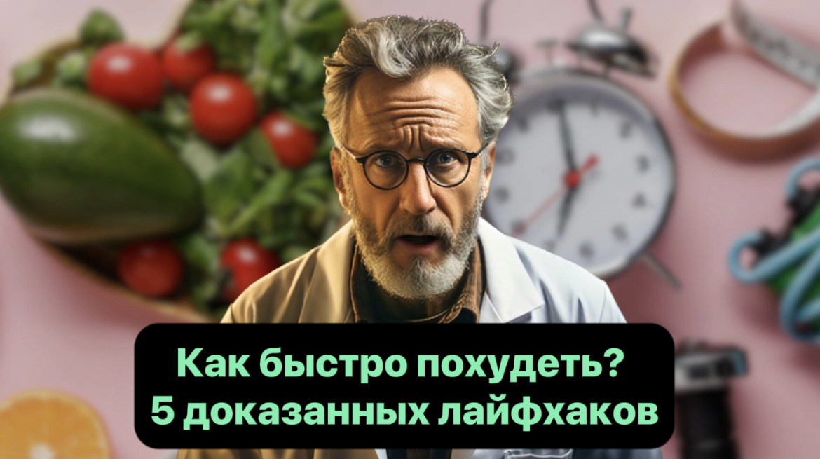 Как быстро похудеть? 5 доказанных лайфхаков