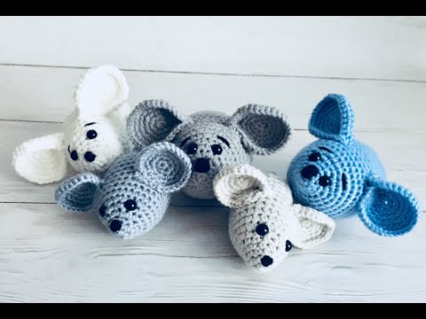 Мышка крючком. Мастер-класс. Как связать мышку крючком смотреть онлайн