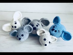 Мышка крючком. Мастер-класс. Как связать мышку крючком