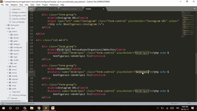 Sesi 18 Membuat Konfigurasi Website dengan Codeigniter (Website Perusahaan) смотреть онлайн