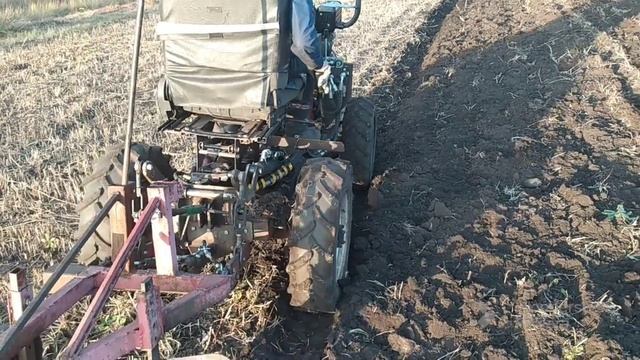 4WD самодельный мини трактор, завершение сезона смотреть онлайн