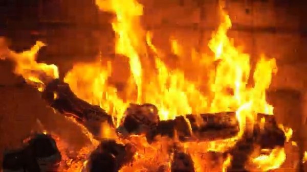 ? Relaxing Fireplace (10 HOURS) with Burning Logs and Crackling Fire Sounds for Stress Relief 4K UH