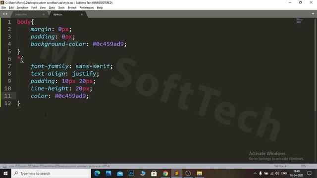 How to create a custom scrollbar using CSS and HTML | Custom Scrollbar CSS смотреть онлайн