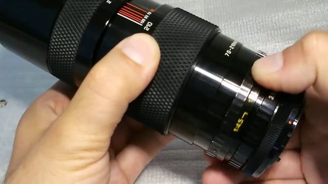 SOLIGOR C/D Zoom+Macro 3,5/70-210 FD, overview. смотреть онлайн