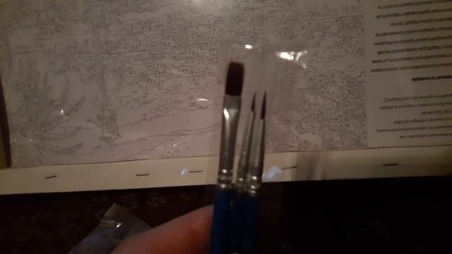 Картина по номерам. Распаковка. смотреть онлайн