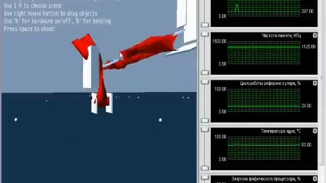 AGEIA PhysX 2.7.4 Обзор тестов физики смотреть онлайн