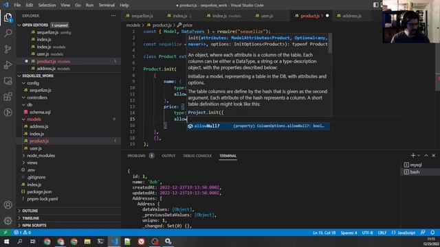 Foreign Keys and Table Joins in Sequelize смотреть онлайн