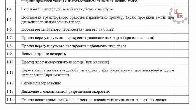 Экзамен в ГИБДД Новые правила Экзаменационный лист смотреть онлайн