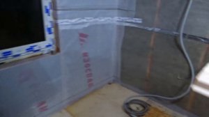 Внутренняя отделка каркасного дома имитацией бруса. Аннино. День 2.