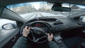 2007 Honda Civic 1.8 AMT - POV TEST DRIVE