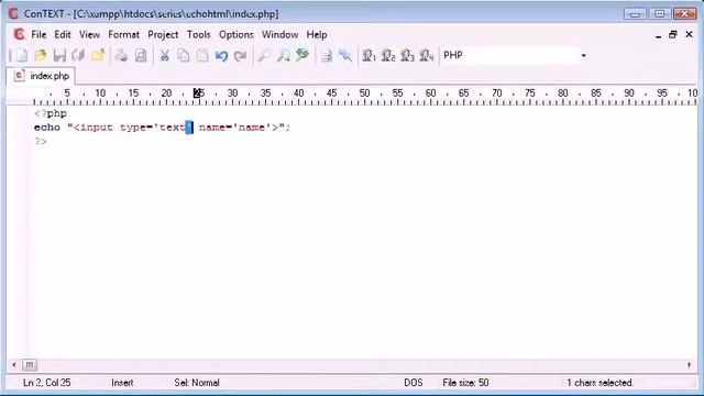 Beginner PHP Tutorial 11 Output HTML Using echo print flv смотреть онлайн
