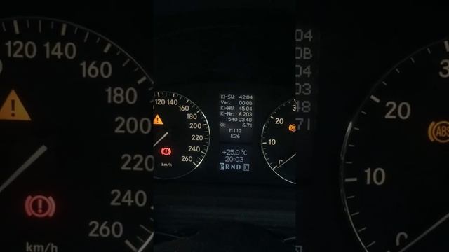 How to Check Engine Oil Level . Mercedes Benz C240 (W203). Как измерить масло в двигателе смотреть онлайн