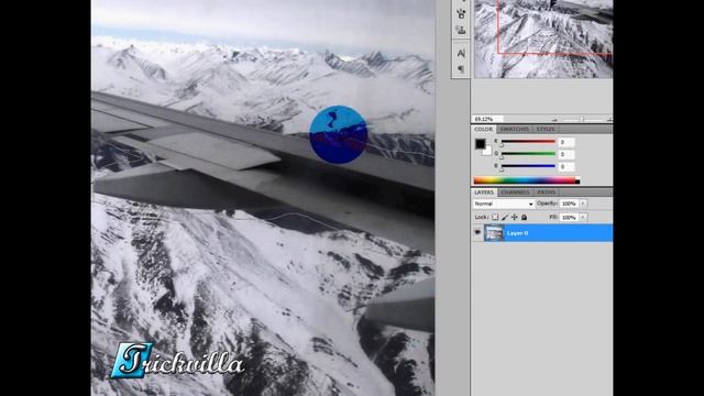 Photoshop CS5: Remove object from image with content aware fill смотреть онлайн