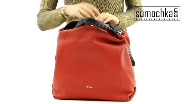 Сумка Furla 754417 red black смотреть онлайн