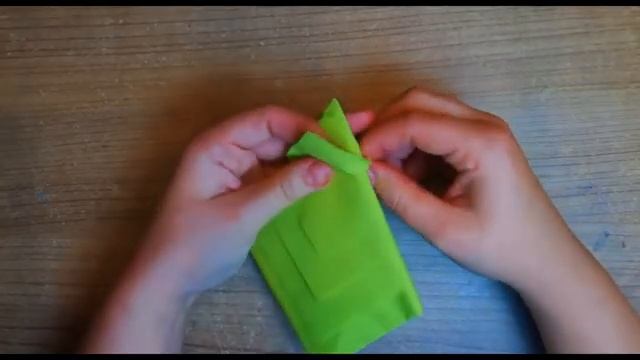 Как сделать елочку из салфетки своими руками смотреть онлайн