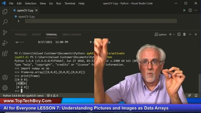 AI for Everyone LESSON 7: Understanding Pictures and Images as Data Arrays смотреть онлайн