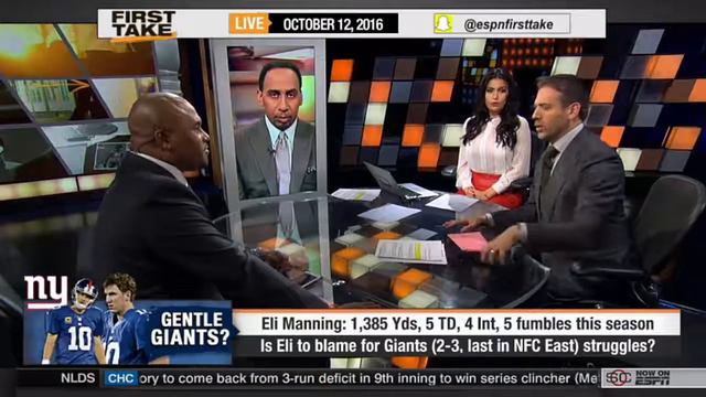 ESPN First Take - Is Eli Manning Blame For Giants Struggles? смотреть онлайн