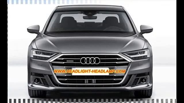 Audi A8 S8 A8L D5 headlight lens cover Digital Matrix LED Headlamp Plastic lenses covers replacemen смотреть онлайн